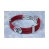 A TRISKEL BRACELETE VERMELHO